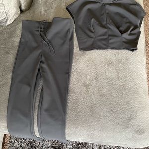 Two piece grey set from Zara worn once!